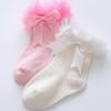 Children's Lace Socks Baby Cotton Girl Socks Baby Lace Bow Princess Socks