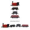 Pull-back Pull Back Model Train Miniature Simulation Train Toy  Birthday Gift