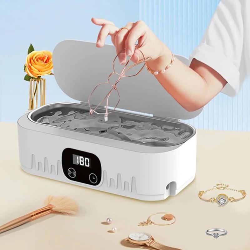 Ultrasonic Cleaner Ultrasonic Glasses Cleanser High Frequency Ultrasound Cleaning Bath For Glasses Jewelry Ultra Sonic Cleaner