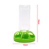 Reptile Water Drinker Dispenser Food Bowl Lizard Feeder Round Dish Drink Bottle