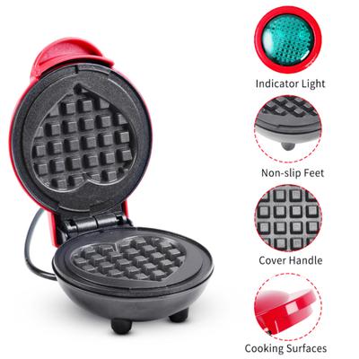 Мини электрическая вафельница Bubble Egg Cake Oven, вафельница в форме сердца для завтрака, кухонный прибор с вилкой 220 В, европейская вилка