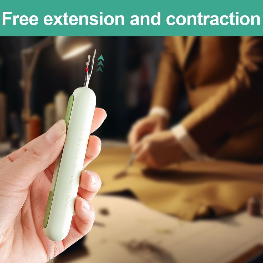 Обновление 2024 2 в 1 Нитевдеватель Вспарыватель швов, Нитевдеватели Вспарыватели швов для шитья, Набор для нитевдевания и вспарывания швов Инструмент для вспарывания швов для пожилых