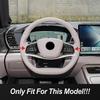 Car Styling Steering Wheel Frame Decoration Cover Trim For BYD Han  Carbon Fiber Color Interior Accessories