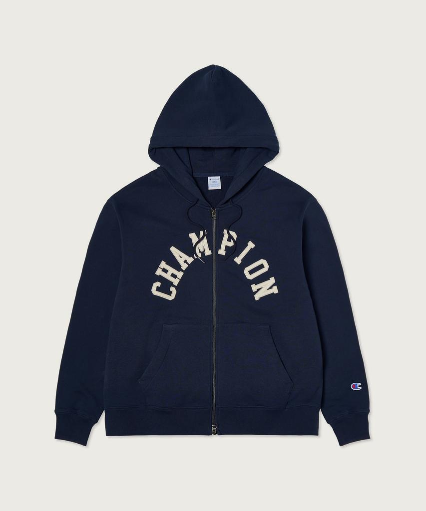 Champion Худи на молнии свободного кроя с логотипом-аркой, 4 цвета (Тип А)