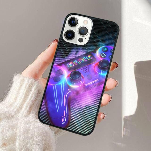 Чехол для телефона с геймпадом Для iPhone 17 Air 14 15 16 16e 13 12 Max Чехол Для Apple iPhone 17 Air 11 Pro Max Plus Coque