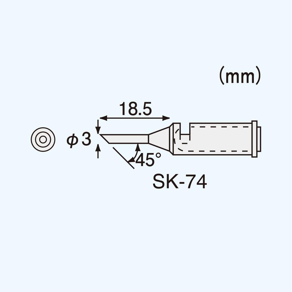 ENGINEER Soldering Iron Tip for Series SK-70 SK-74