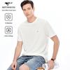 SEPTWOLVES Мужская футболка с коротким рукавом из смесовой шелковой ткани, охлаждающая, антибактериальная