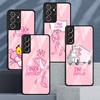 Милый забавный стеклянный чехол с розовой пантерой для Samsung Galaxy S20 FE S21 Plus S22 Ultra Note 20 10 Lite 9 S10 S9 S8 S10e, чехол для телефона Sac