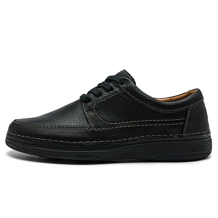 Clarks Серия 'Натуральная кожа' Сухие Удобные Легкие Повседневные Низкие Модные Кроссовки Мужские кроссовки Черный 261686088