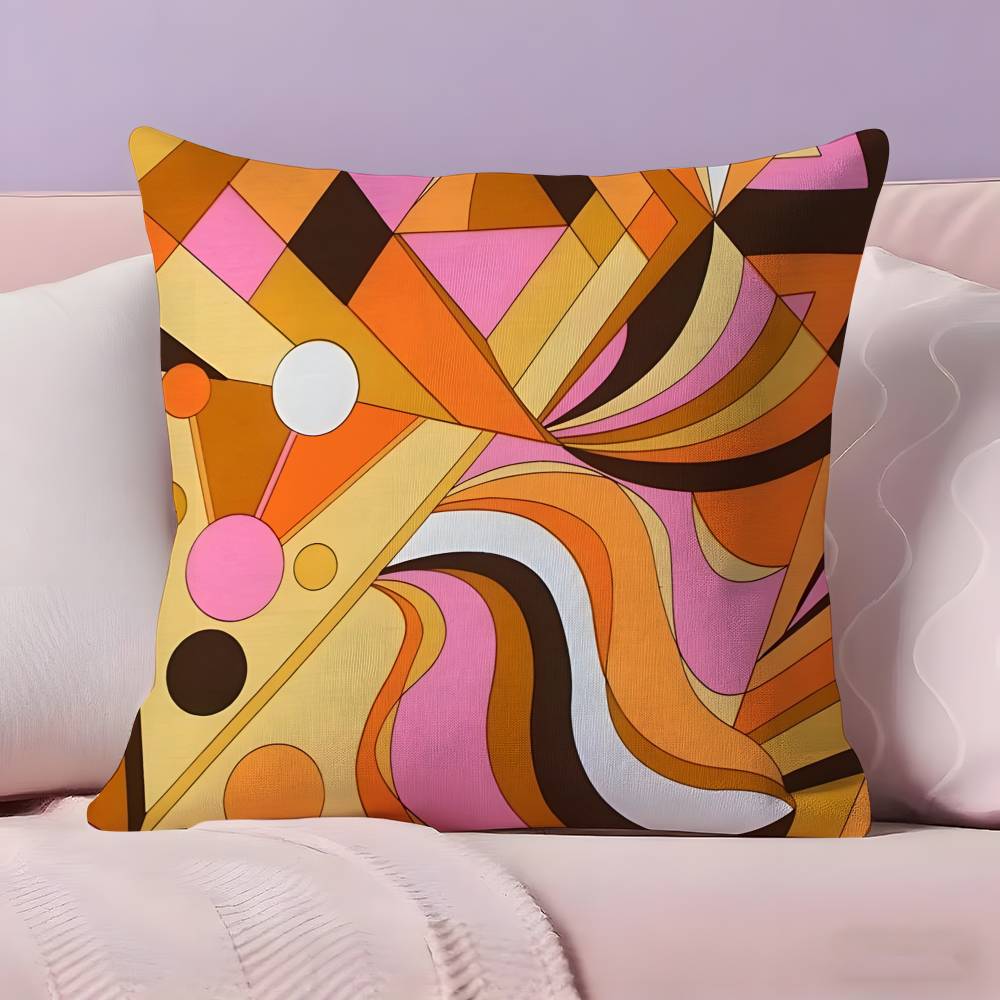 Fashion E-Emilio-O P-Pucci Pillow Case Ultra Soft Skin Friendly Fabric Cloud Like Comfort & Concealed Zipper