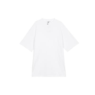 Спортивная одежда Circa Solid Logo Пуловер с круглым вырезом Свободная футболка с короткими рукавами Мужские топы Белые DX0188-100
