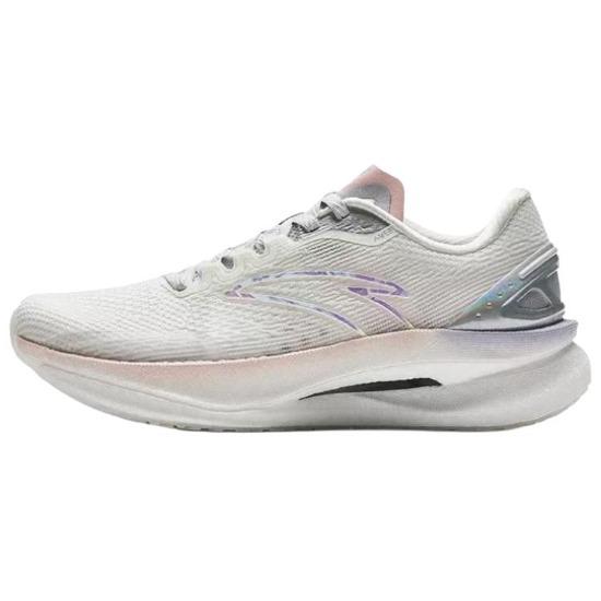 Anta Кроссовки для бега Champion 2 Pro с азотной технологией амортизации, нескользящие, износостойкие, низкие, женские, серебристые 112335580S-5