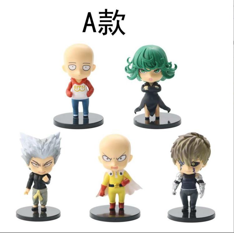 6Pcs/1Set Anime One Punch Saitama Figure Genos Set Toy Terrible Tornado Mumen Rider Model Toy Gift Collection Ornament