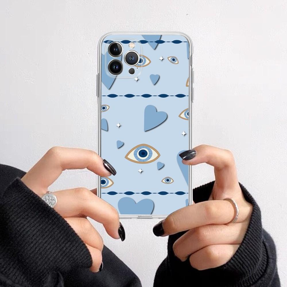 Турецкий Глаз Дьявола Чехол для Телефона Для iPhone 15 14 11 12 13 Mini Pro XS Max Чехол 6 7 8 Plus X XR SE 2020 Funda Оболочка
