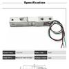 20Kg 44lb Aluminium Alloy Load Cell YZC-133 for Home Kitchen Electronic Scale