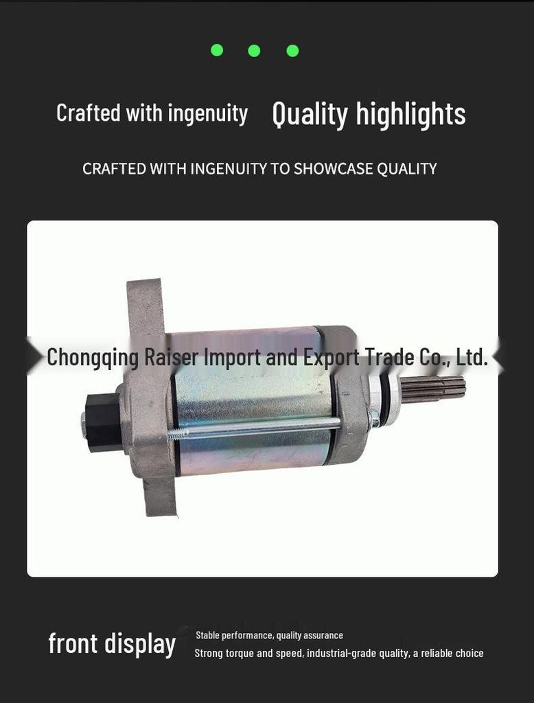 Replacement Starter Motor 31200-HP5-601 for Honda ATV TRX420, Compatible with 31200-HR0-F01