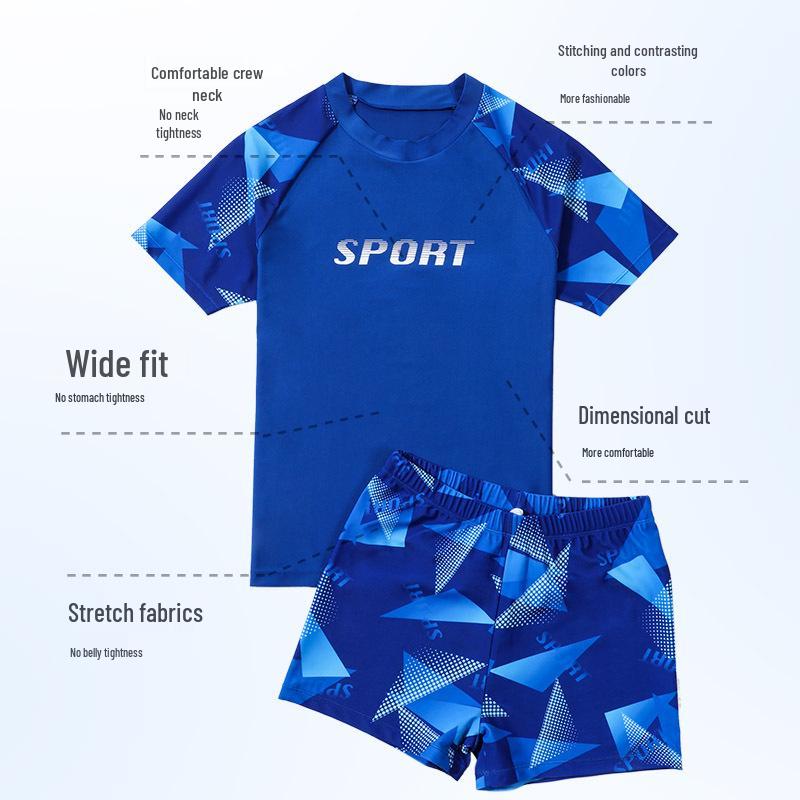 Детские купальные костюмы больших размеров с быстрой сушкой - Летняя солнцезащита для детей