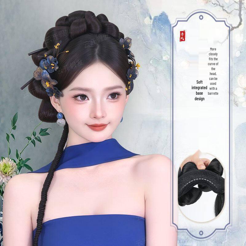 Готовый пучок-бант для волос от Xiu He Makeup Artist - Простой инструмент для создания свадебной прически в китайском стиле