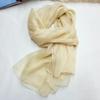 Элегантный шелковый шарф из шелка-тусса (mulberry silk) большого размера - Легкий аксессуар для четырех сезонов