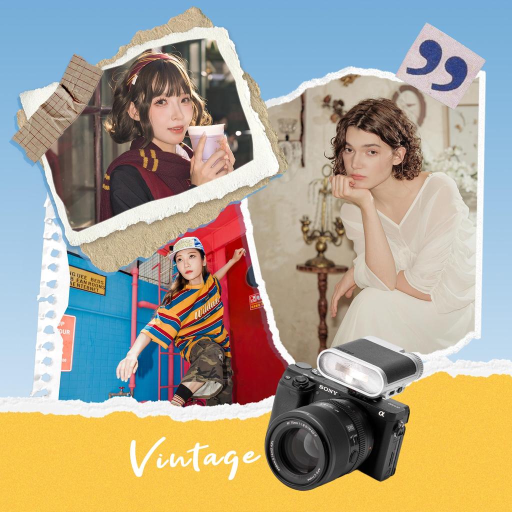 Viltrox Вспышка Z1 Pro Retro Camera TTL HSS с рассеивателем Canon в комплекте, Компактная, Совместимая, Высокоскоростная синхронизация, Совместимая,