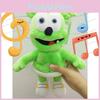 Singing Music Gummy Bear Plush Toy Cartoon Doll Children Sleep Gift Birthday
