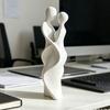 Статуэтка пары, напечатанная на 3D-принтере, современная абстрактная фигурка влюбленных, романтические поделки для свадьбы, подарки на День святого Валентина, декор для полки в спальне, ТВ-тумбы