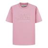 Short-sleeved T-shirt with Arrow Trendy Brand Letter Embroidery and Pearl Loose Fit
