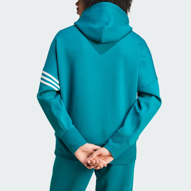 adidas Унисекс Худи Neu Classics Trefoil Legacy Teal JF9140