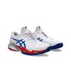 Asics Court FF 3 Novak Paris Men Sneakers White Asics-Blue 1041A480-100