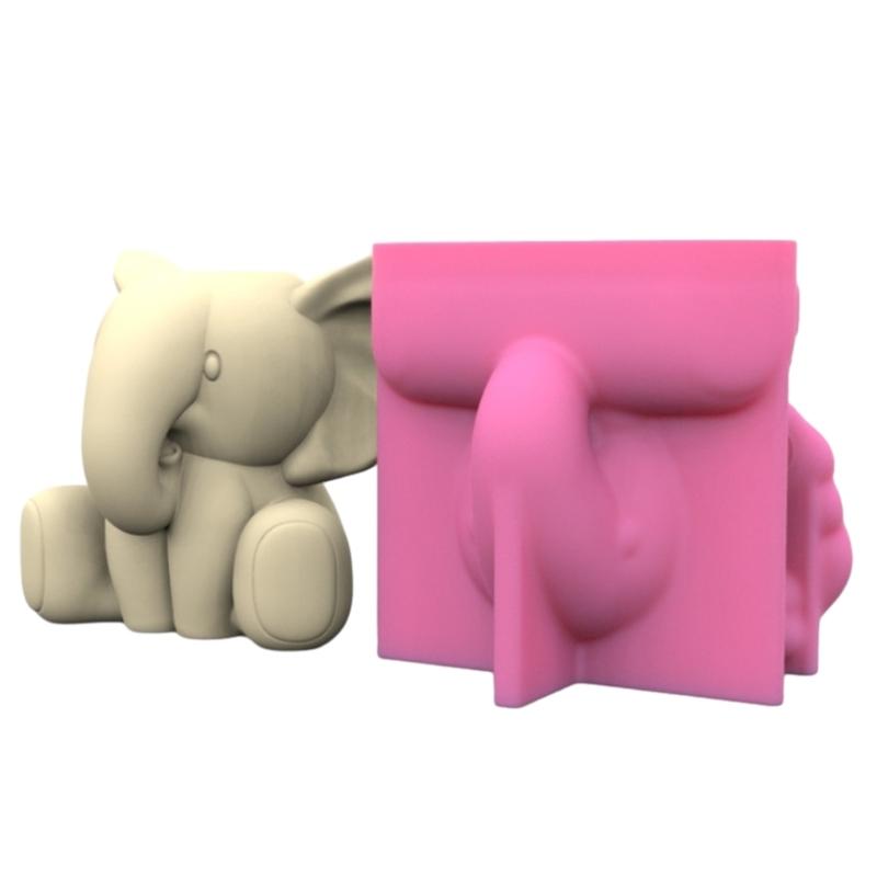 Форма в форме слона, форма для сочных цветов, силиконовые формы, форма для держателя карандашей в виде животных для энтузиастов