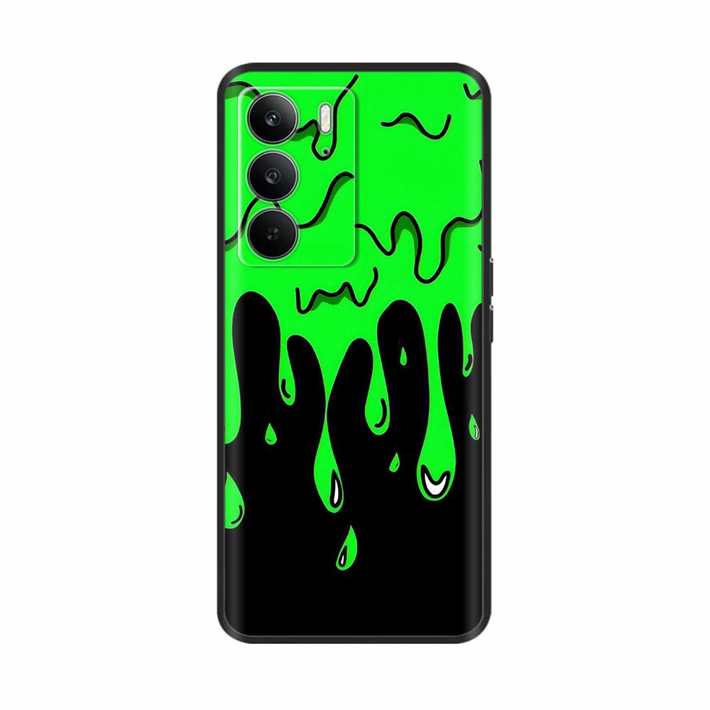 Для Realme 14x 5G Чехлы для телефонов Забавная защита камеры Мягкая жидкая силиконовая задняя крышка для Oppo Realme C75 4G realmeC75 Fundas