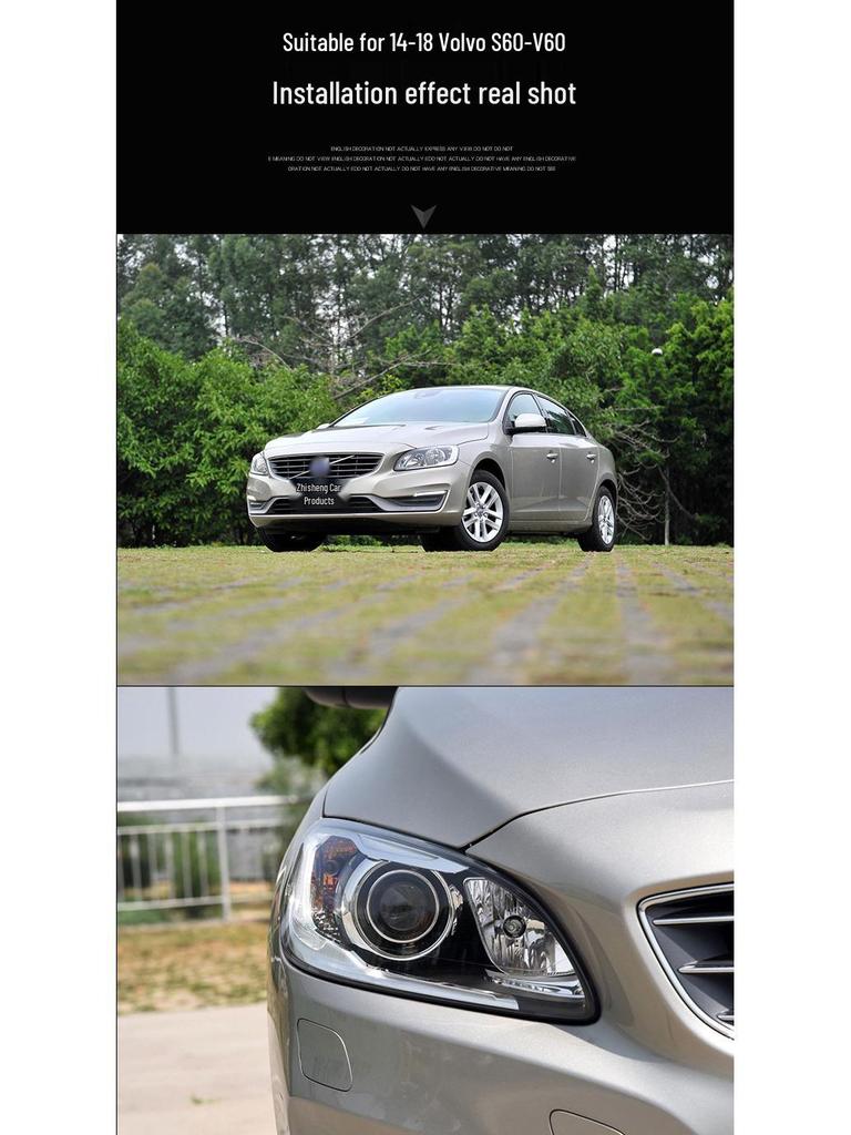 Вольво S60/V60 (2014-2019 гг.) Замена крышки линзы фары.