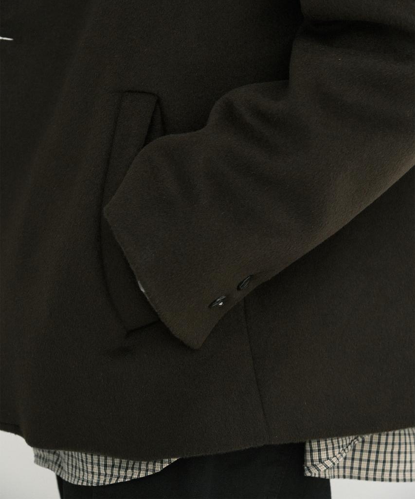 Endoor Warm Wool Blazer Jacket (Brown)