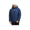 Adidas Logo Print Stand Collar Down Jacket Men Outerwear Blue HR5242