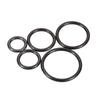 Металлические пряжки 5 Набор из 50 круглых колец без сварки для рукоделия DIY Черный [METALLIXITY] O-кольцо (Размеры 16мм-38мм) - Сумки, Сумки, Ремни,