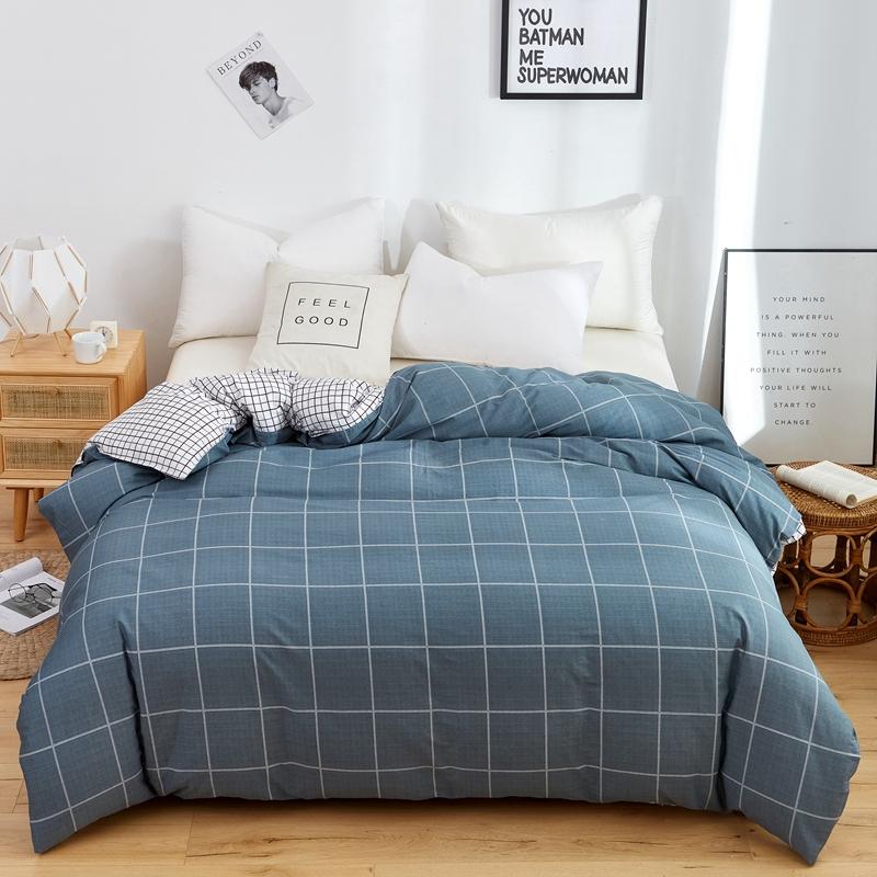 Пододеяльник с абстрактными полосками и волнами, геометрический узор, постельное белье размера «queen-size», 100% хлопок, пододеяльник с застежкой-молнией для детей и взрослых