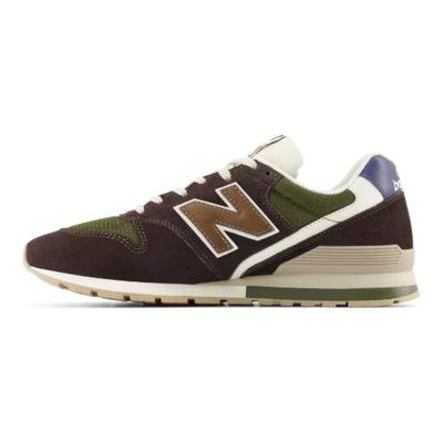 NB 996 V2 Ретро Универсальные Удобные Модные Прочные Низкие Повседневные Кроссовки Унисекс Коричневый Зеленый CM996UG2