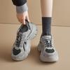 Августин серые папины кроссовки женские 2025 новая осень и зима платформа спортивная повседневная обувь показывает ноги маленькие кроссовки для альпинизма