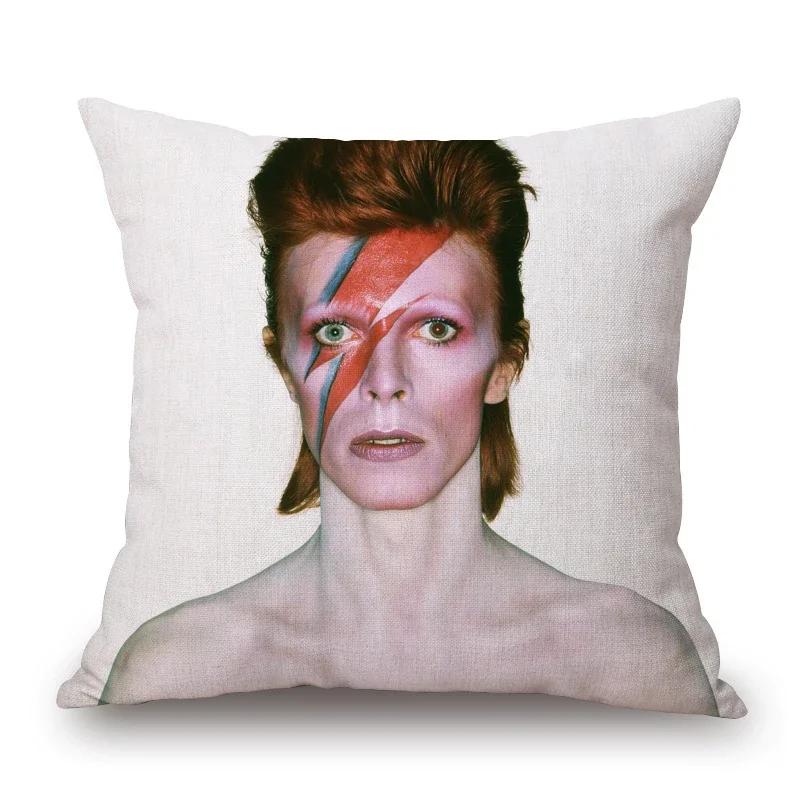 Масляная живопись Портреты Давида Принт Наволочка для подушки Музыкальная галерея Искусство Декоративная наволочка для диванной подушки