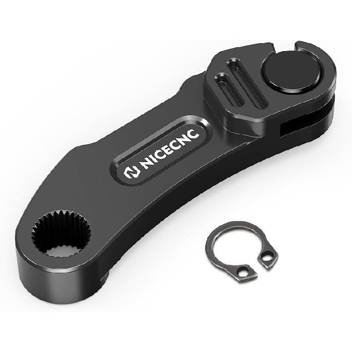 NICECNC Clutch Puller Cable Arm Billet Aluminum Compatible with Yamaha Raptor 700 2006-2026, Raptor 700R 2011-2026 Black