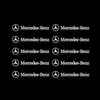 Metal emblem Auto Decor Decals Car Window Wiper Stickers For Mercedes Benz AMG W212 W204 W211W168 W213 W205 W210 W124 XU7