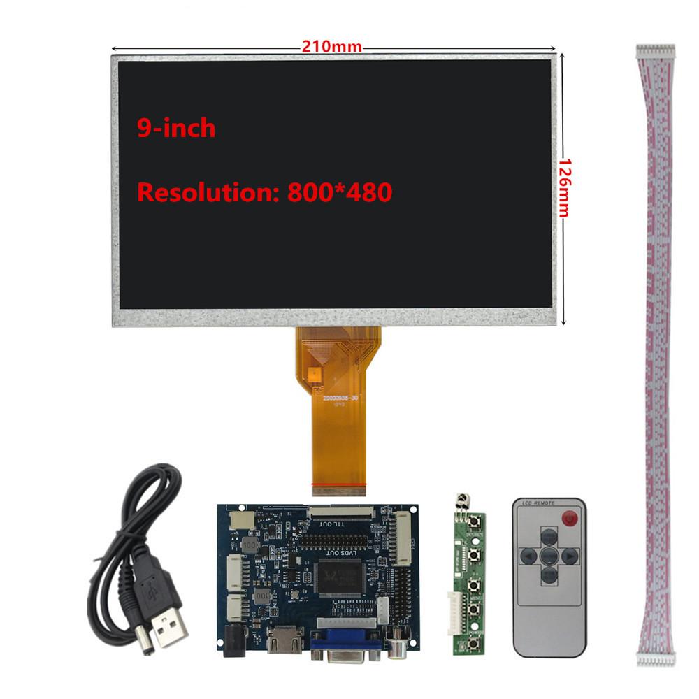 6,5/7/8/9/10,1-дюймовый ЖК-экран TFT IPS DIY Монитор Плата управления драйвером HDMI VGA AV Raspberry Pi Портативный компьютер Дополнительный экран