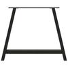 Vidaxl Nogi Do Stolika Kawowego, 2 Szt., Czarne, 90X(72-73) Cm, Stal
