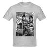 Waterfall By M C Escher American Retro Tshirt Urban Commuting Fashion Sense Basic Tee