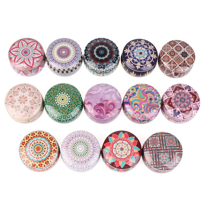 Vintage Candle Tin Can Candy Cookie Storage Box Dry Spice Storage Jar Suitable DIY Candle Cosmetic Ointment Making Christmas