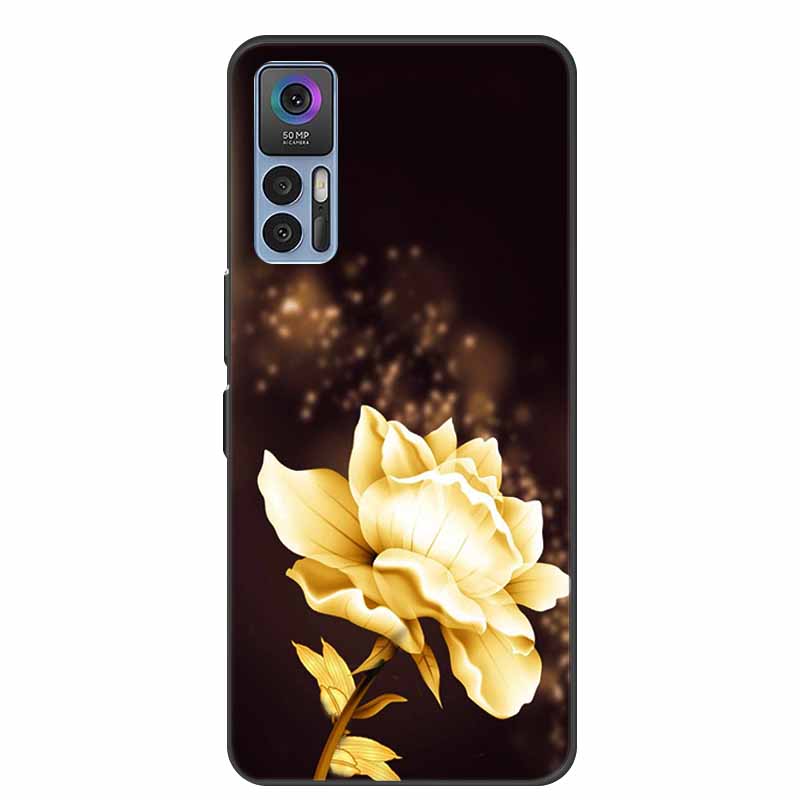 Для TCL 30 Plus Чехол Роскошный Мягкий Силиконовый Задний Чехол Чехол для Телефона для TCL 30 SE Чехол TCL 30 5G для TCL 30+ Защитный Чехол T676J Fundas