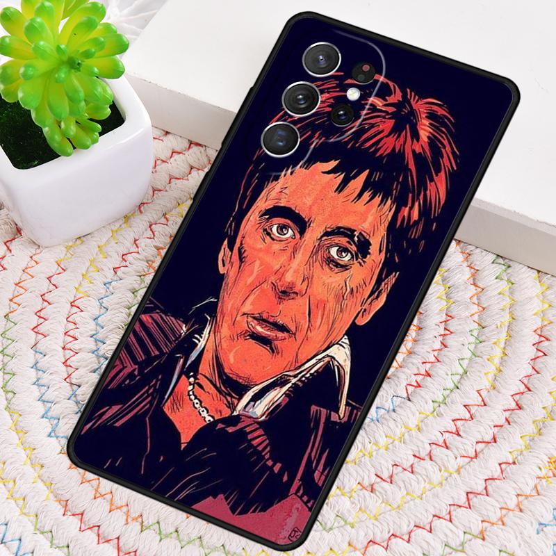 Чехол из ТПУ Tony Montana Scarface для Samsung Galaxy note 10 pro S26 S25 S24 S23 S22 Ultra Plus S21 FE S20 Ударопрочный чехол