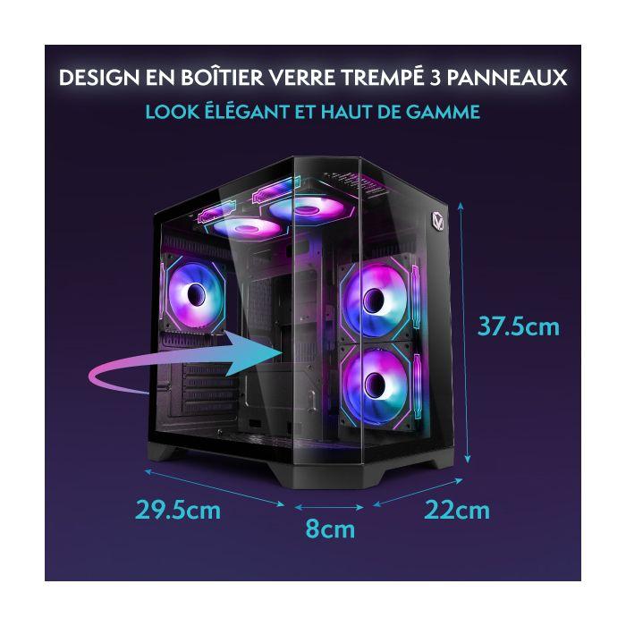 Vibox I-71 PC Gamer • AMD Ryzen 3 3200G 4,0 GHz • Radeon Vega 8 • 8 Go RAM • 480Go SSD • Linux OS • WiFi