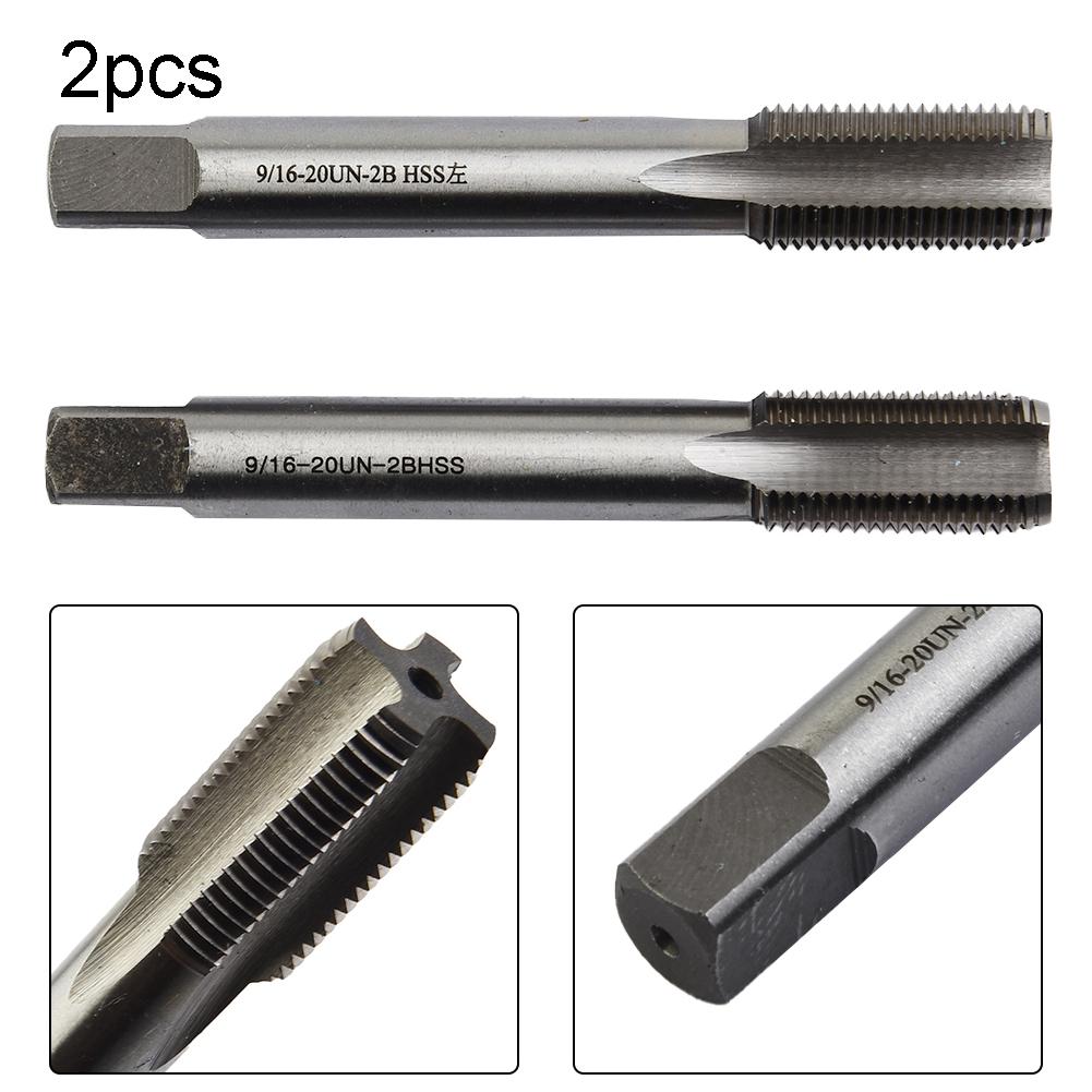 2 PCS Thread Tap 9/16 -20 TPI Bike Crank Right & Left Hand
