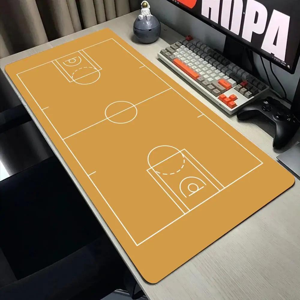 Basketball Court Mousepad Gaming Accessories Office Gamer Keyboard Desk Mat Antislip Laptop Large Rubber Anime Mouse Pad